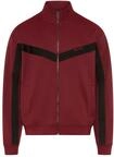 HUGO Sweatjacke "Darti" Stehkragen, Relaxed Fit, Logo-Tape