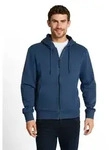 Kapuzensweatjacke TOM TAILOR, Herren, Gr. XXL, blau (schwarz duck blau), Sweatware,