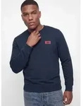 Sweatshirt "JJRUSH SWEAT CREW NECK PLS", Herren, Gr. 5XL, blau (navy blazer),
