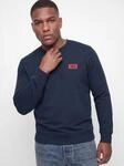 Sweatshirt "JJRUSH SWEAT CREW NECK PLS", Herren, Gr. 5XL, blau (navy blazer),