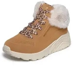 Winterstiefel SKECHERS "UNO LITE", Damen, Gr. 40, Textil, blau (braun),...