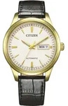 Automatikuhr CITIZEN "NY4058-79XC", gold (schwarz, goldfarben, cremefarben),