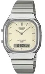 Chronograph CASIO VINTAGE, silber (edelstahlfarben, creme, creme), Armbanduhren,
