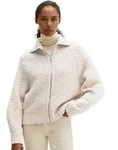 Cardigan MARC O'POLO "aus Boucl&eacute;-Garn", Damen, Gr. S, light stone melange,