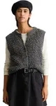 Strickweste MARC O'POLO DENIM "aus Baumwolle-Schurwolle-Viskose-Mix", Damen, Gr. XXS,
