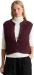 Strickweste MARC O'POLO DENIM "aus Baumwolle-Schurwolle-Viskose-Mix", Damen, Gr. XXS,