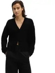 Cardigan MARC O'POLO "aus Boucl&eacute;-Garn", Damen, Gr. XXS, schwarz (dunkelblau),