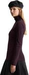 Langarmshirt MARC O'POLO DENIM "aus softem Ripp-Jersey", Damen, Gr. XXS, lila