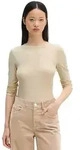Langarmshirt MARC O'POLO "aus TENCEL&trade; Modal-Stretch", Damen, Gr. S, beige (smokey
