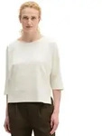 T-Shirt MARC O'POLO "aus Feinstrick-Jersey", Damen, Gr. XS, wei&szlig; (wei&szlig; cotton),