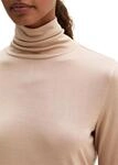 Langarmshirt MARC O'POLO "aus TENCEL&trade; Lyocell", Damen, Gr. XXS, beige (chalky