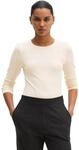 Langarmshirt MARC O'POLO "aus TENCEL&trade; Modal-Baumwolle-Mix", Damen, Gr. L, beige