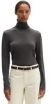 Langarmshirt MARC O'POLO "aus TENCEL&trade; Lyocell", Damen, Gr. XXS, grau (broken