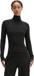 Langarmshirt MARC O'POLO "aus TENCEL&trade; Modal-Stretch", Damen, Gr. XXS, schwarz...