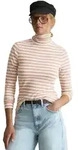 Langarmshirt MARC O'POLO DENIM "aus Single Jersey mit Elasthan", Damen, Gr. XS, beige