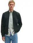 Sweatjacke MARC O'POLO "aus elastischem Bio-Baumwoll-Mix", Herren, Gr. S, schwarz