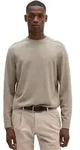 Rundhalspullover MARC O'POLO "aus weicher Merinowolle", Herren, Gr. M, beige (schwarz