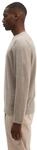 Rundhalspullover MARC O'POLO "aus weicher Merinowolle", Herren, Gr. M, beige (schwarz