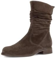 Gabor Stiefelette Blockabsatz, Kurzstiefel mit Innenrei&szlig;verschluss, G-Weite