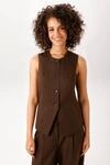 Aniston CASUAL Anzugweste im edlen Nadelstreifen-Dessin - NEUE KOLLEKTION