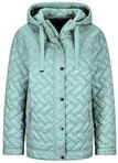 GOLDNER Kurzjacke "&Uuml;bergangsjacke mit Kapuze" Mit dekorativen Ripsb&auml;ndern