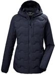Steppjacke KILLTEC "KOW 310 WMN QLTD JCKT", Damen, Gr. 36, schwarz (navy),