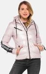 Steppjacke CIPO & BAXX "WM109", Damen, Gr. L, rosa (pinksilber), Stoff, 100%