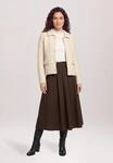 Strickjacke CARTOON "Damen mit Kragen", Damen, Gr. 34, beige, Obermaterial: 94%