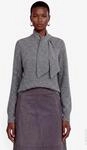 Strickpullover ZERO, Damen, Gr. 40, true grau melange, Strick, Obermaterial: 41%