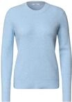 Strickpullover CECIL, Damen, Gr. L (42), blau (cosmopolitan blau melange), Strick,