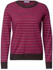 Streifenpullover CECIL, Damen, Gr. L (42), pink (pink flash melange), Strick,