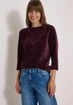 Cecil 3/4-Arm-Shirt in Cord-Optik