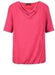 GOLDNER Kurzarmshirt "Kurzgr&ouml;&szlig;e Blusenshirt mit Wasserfallausschnitt" Sonstige