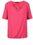 Kurzarmshirt GOLDNER "Kurzgr&ouml;&szlig;e Blusenshirt mit Wasserfallausschnitt", Damen, Gr.