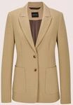 Jackenblazer MADELEINE "Blazer Jerseyblazer mit Reverskragen", Damen, Gr. 34, beige
