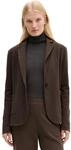 Jerseyblazer MARC O'POLO "in Woll-Optik", Damen, Gr. 36, braun (stone braun melange),