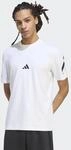 T-Shirt ADIDAS SPORTSWEAR "ADIDAS Z.N.E", Herren, Gr. XL, wei&szlig;, Obermaterial: 100%