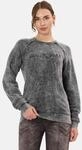 Sweatshirt CIPO & BAXX "WL381", Herren, Gr. L, grau (anthrazit), 100% Baumwolle,
