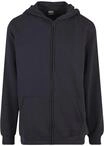 Kapuzenpullover URBAN CLASSICS "Urban Classics Basic Essential Zip Hoody", Herren,