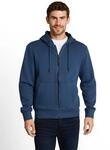 Kapuzensweatjacke TOM TAILOR, Herren, Gr. 3XL, blau (schwarz duck blau), Sweatware,