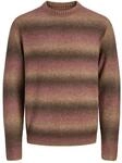 Jack & Jones Rundhalspullover "JPRBLUBENSON KNIT CREW NECK" Materialmix, normal