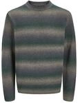 Jack & Jones Rundhalspullover "JPRBLUBENSON KNIT CREW NECK" Materialmix, normal