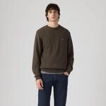 Strickpullover LEVI'S "CLASSIC HM SWEATER", Herren, Gr. M, braun (coffee), Strick,