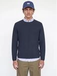 Rundhalspullover JACK & JONES "JPRBLUMASON KNIT CREW NECK SN", Herren, Gr. L, schwarz