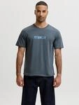 Jack & Jones Rundhalsshirt "JJMUNK TEE SS CREW NECK" Baumwolle, regular fit