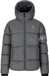 Steppjacke WHISTLER "Drift", M&auml;dchen, Gr. 128, grau (grau, blau), Polyamid,