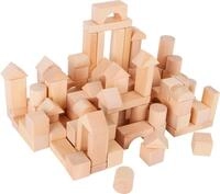 Spielbausteine SMALL FOOT "Holzbausteine, natur", beige (natur), Spielbausteine,