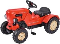 Trettraktor BIG "Porsche Diesel-Junior", rot (rot, schwarz), Tretfahrzeuge,