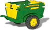 Kinderfahrzeug-Anhänger ROLLY TOYS "John Deere" Spielfahrzeug-Anhänger grün Kinder
