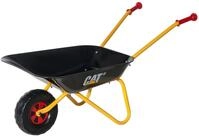 Schubkarre ROLLY TOYS "rollyMetallschubkarre, CAT", schwarz (schwarz, gelb),
